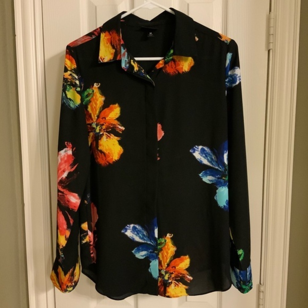 Mossimo Floral Blouse